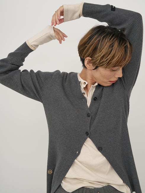 【 予約:10月上旬 】HENRY NECK LONG TEE /Y254-81110